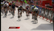 Vuelta: Laatste kilometer van de 13e rit