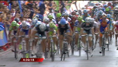 Vuelta: laatste kilometer van de 20e rit