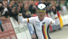 Martin is de beste in tijdrit bij de mannen