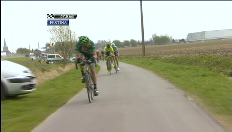 Boonen en Pozzato rijden naar de kop van de koers