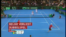 België verliest dubbelspel in Daviscup