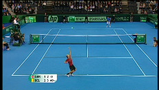België staat 1-0 voor tegen Engeland in Daviscup