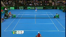 België wint in de Daviscup van Groot-Britannië