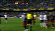 Tiago krijgt rood na opstootje met Soldado
