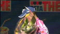 Rubiano rondt een solo af in de Giro 2012