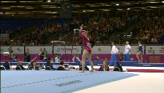 Teamfinale EK turnen: Gaëlle Mys (grond)