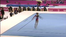 Teamfinale EK turnen: Julie Croket (grond)