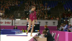 Teamfinale EK turnen: Julie Croket (sprong)