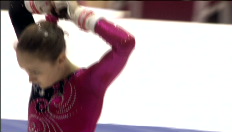 Teamfinale EK turnen: Julie Croket (brug)
