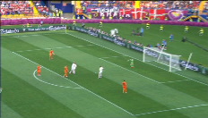 Verslag van Nederland-Denemarken (Journaal)