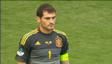 Schitterende reflex van Casillas op kopbal Motta