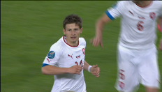 Pilar scoort de 2-1 voor Tsjechië