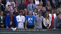 Een emotionele Andy Murray