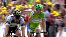 De spurt tussen Goss en Sagan