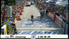 1999: Lance Armstrong wint de tijdrit in Metz