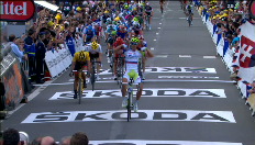 Sagan vloert Cancellara in Seraing