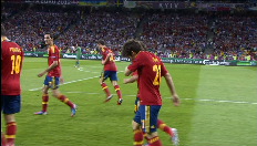 Silva rondt knappe actie van Spanje af: 1-0