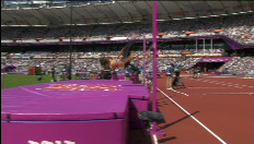 Sprong over 1m93 van Hellebaut