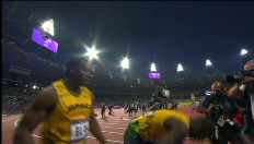 Usain Bolt is ook de snelste op de 200 meter
