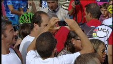 Vuelta: Laatste kilometer van de tiende rit