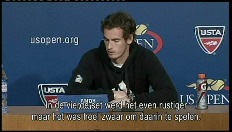 Andy Murray is de eerste finalist op de US Open